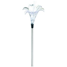 Bastenska lampa solarna 34cm IP44 Celicna RGB Ljiljan PAK-1