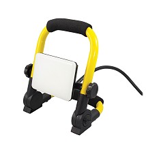 LED reflektor na stalku 10W 6500K IP44 crno/zuti 1000lm