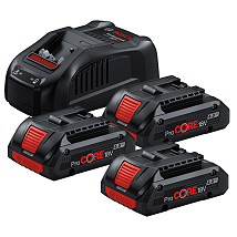 Bosch Starter Set 18V akumulator ProCORE 3 x 4.0Ah + punjač GAL 1880 CV