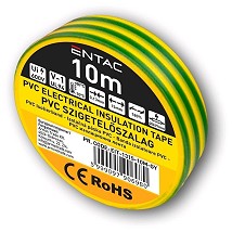 Izolir traka 10m 0.13x15mm zuto/zelena