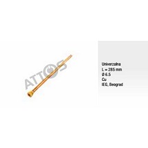 Sonda bojlera univerzalna L-285mm fi6.5 bakar IEG