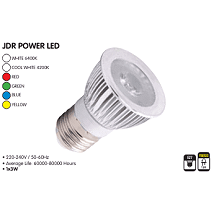 HL JDR Power led 1x3 white