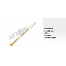 Sonda bojlera univerzalna L-320mm fi6.5mm prohrom