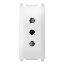 EXP EURO Uticnica dvopolna sazastitom 1M 10A bela