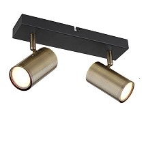 SPOT LAMPA 2XGU10 BRONZA ROBBY GLOBO