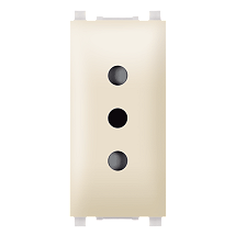 EXP EURO uticnica dvopolna sazast. 1M 10A krem