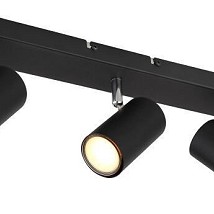 SPOT LAMPA 3XGU10 CRNI ROBBY GLOBO