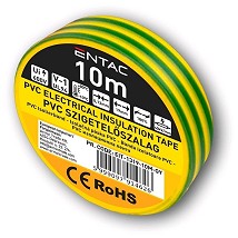 Izolir traka 10m 0.13x19mm zuto/zelena