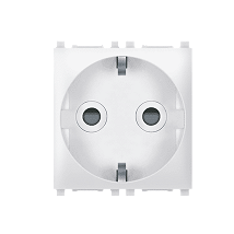 Prikljucnica dvopolna nerastavna EXP sa zastitom 2M. bela