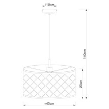 VISILICA 1XE27 CLARKE 15229H DPL GLOBO