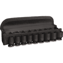 Bosch PRO Impact Socket, Set kovanih nasadnih ključeva 7 - 19mm; 3/8"; 9 delova
