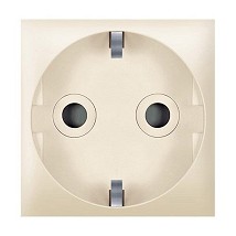 Prikljucnica dvopolna nerastavna EXP sa zastitom 2M. krem