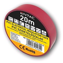 Izolir traka 20m 0.13x19mm crvena