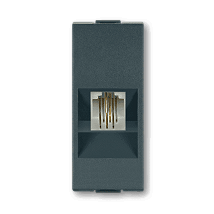 ALING PRIKLJUCNICA TELEFONSKA RJ 12 6/2 1M ANTRACIT ALING MODE 661.A