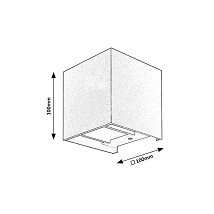 SPOLJNA ZIDNA LAMPA 1XG9 SOLIN 7396 RABALUX