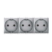 Sklop 3 priklj. dvop. nerastavne EXP 3x2M - premosteno. silv