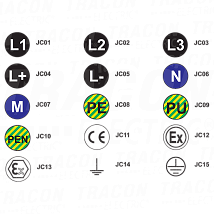 Samoljepljiva etiket PENd=20 mm