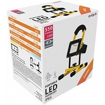 LED reflektor SMD punjiva 10W 4000K NW 550lm crna-zuta