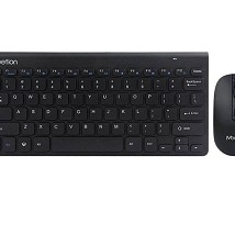 MEETION MINI4000 SET 2U1, BEŽIČNA 2.4GHZ SILENT Tastatura + BEŽ.Miš, CRNI