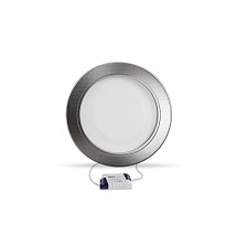 Panel LED18W 4000K nadgradni krug hrom neutralno