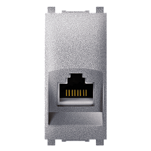 EXP Uticnica komunik. RJ45 Cat6 UTP 1M silver