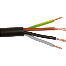 (Z) PP/J 5x4 crna Licnasti kabel (H05VV-F)