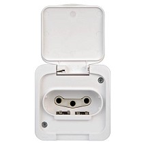 OG lux tropolna prikljucnica na zid IP44 16A 440V