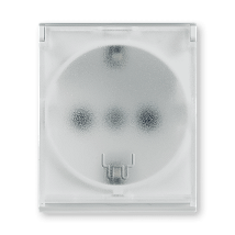 MODE uticnica dvopolna sa providnum poklopcem 16A 2M beli