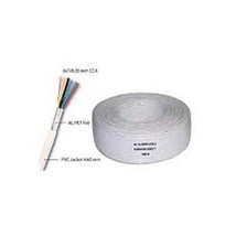 Alarmni sigurnosni kabel 4x0.2 beli 100m/kotur