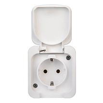 OG lux dvopolna prikljucnica na zid IP44 16A 250V