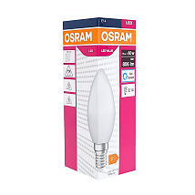 LED SIJALICA E14 C 7.5W CW 6500K HLADNO BELA OSRAM