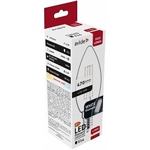 LED White filament sveca 4.5W E14 WW 2700K