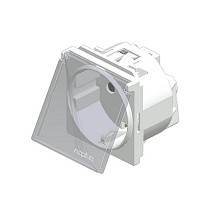 INTERIO signal bela priklj. SUKO+pokl. 2P 16A 2M