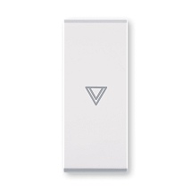 MODE Taster 1M sa oznakom strelice dole BELA