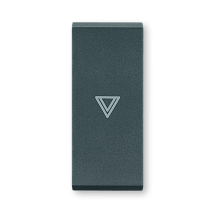 MODE Taster 1M sa oznakom strelice dole antracit