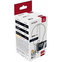 LED White filament lopta Mini 6.5W E27 WW 2700K