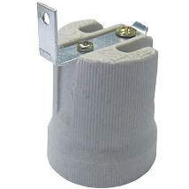 Grlo porcelan viseci E27 sa metalnim drzacem