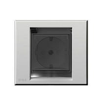 PR Classic Priklj. dvopolna pla. jez. poklopac 16A 250V bel