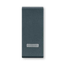 MODE Taster 1M sa indikacijom antracit (6542.A)