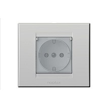 PR Classic Priklj. dvopolna plast.jez.poklopac 16A 250V bela