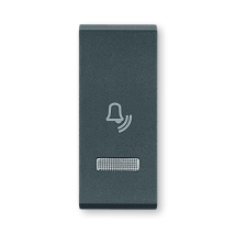 MODE Taster 1M zvono i ind.antracit (65422.A