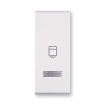 MODE Taster 1M sa oznakom bojlera sa indikac. bela (65423.0)