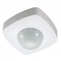 Senzor prisutnosti beli230V. 360. 1-20 m. 10 s-30 min. 3-20