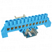 Izol. sina uzemljenja N/PE 12Pplava230/400VAC. 100A. 8×12mm.