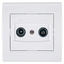 Aya: Prikljucnica TV/R zavrsna1db beli AYA3300321