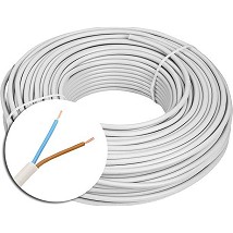 (P) PP/J 2x1.5 licnasti kabel beli (H05VV-F) PRYSMIAN
