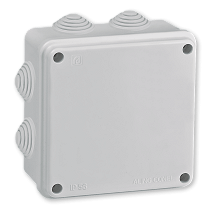 ALING raz.kut 100x100x50 IP66 sa uvodn. ABS siva