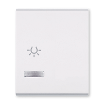 MODE Taster 2M oznakom svetla sa indikacijom bela (65821.0)