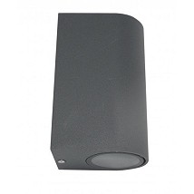 M952010 ANTRACIT SIVA 2XGU10 bastenska lampa zidna Mitea lig