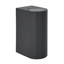 M952010 C CRNA 2XGU10 bastenska lampa zidna Mitea lighting